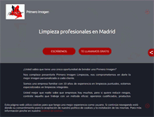 Tablet Screenshot of limpiaconprimeraimagen.com